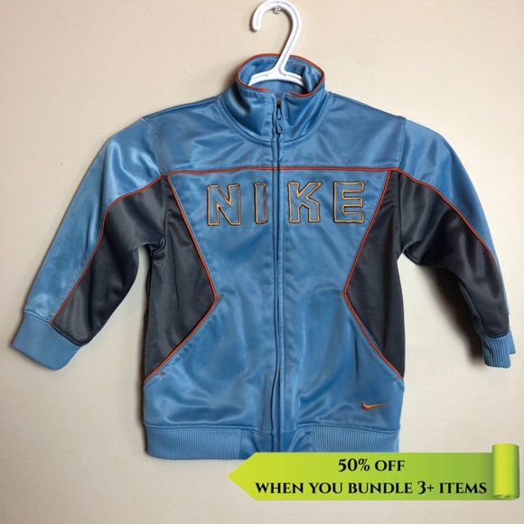 Nike Zip Up Blue Sweater - Size 4T